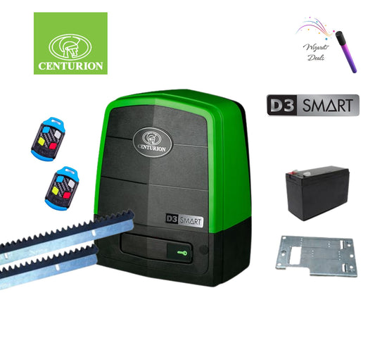 D3 SMART Gate Motor Nylon Kit -INCL. FOUNDATION PLATE